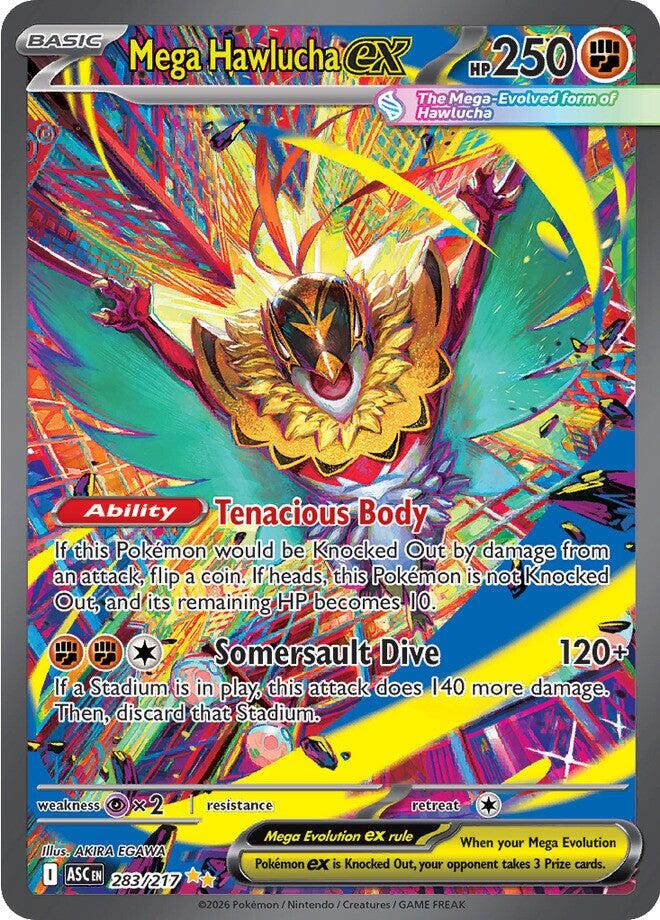 Mega Hawlucha ex (283/217) [Mega Evolution: Ascended Heroes] | Anubis Games and Hobby
