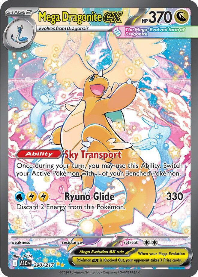 Mega Dragonite ex (290/217) [Mega Evolution: Ascended Heroes] | Anubis Games and Hobby