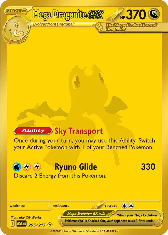 Mega Dragonite ex (295/217) [Mega Evolution: Ascended Heroes] | Anubis Games and Hobby