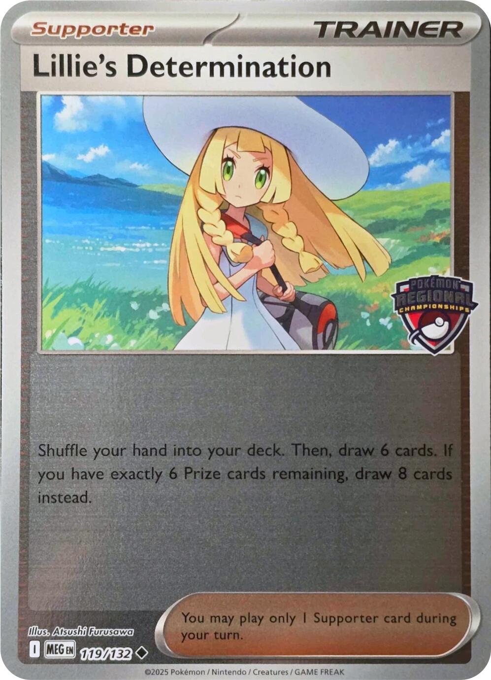 Lillie's Determination (119/132) (Regional Championships) [League & Championship Cards] | Anubis Games and Hobby