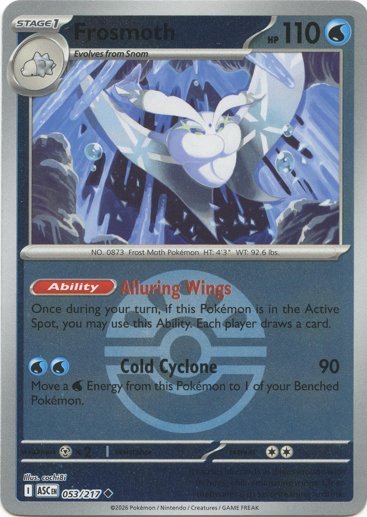 Frosmoth (053/217) (Friend Ball) [Mega Evolution: Ascended Heroes] | Anubis Games and Hobby
