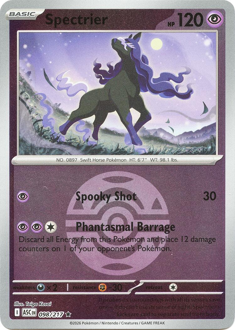 Spectrier (098/217) (Dusk Ball) [Mega Evolution: Ascended Heroes] | Anubis Games and Hobby