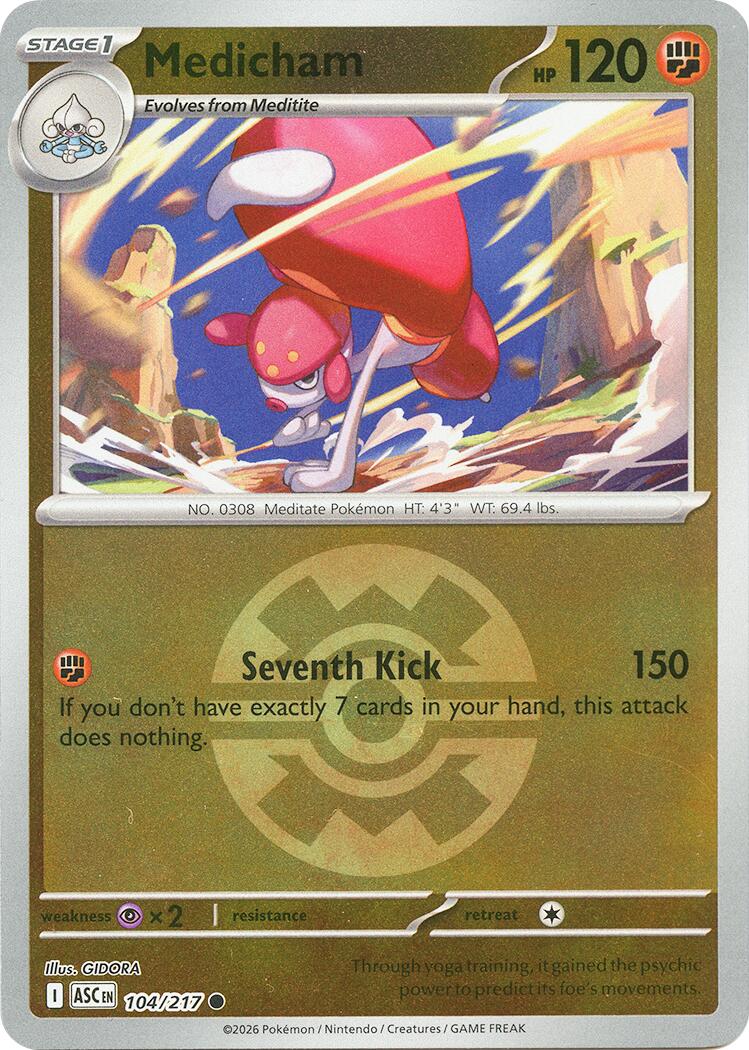 Medicham (104/217) (Quick Ball) [Mega Evolution: Ascended Heroes] | Anubis Games and Hobby