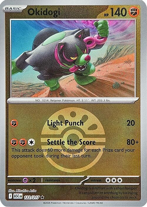 Okidogi (122/217) (Friend Ball) [Mega Evolution: Ascended Heroes] | Anubis Games and Hobby