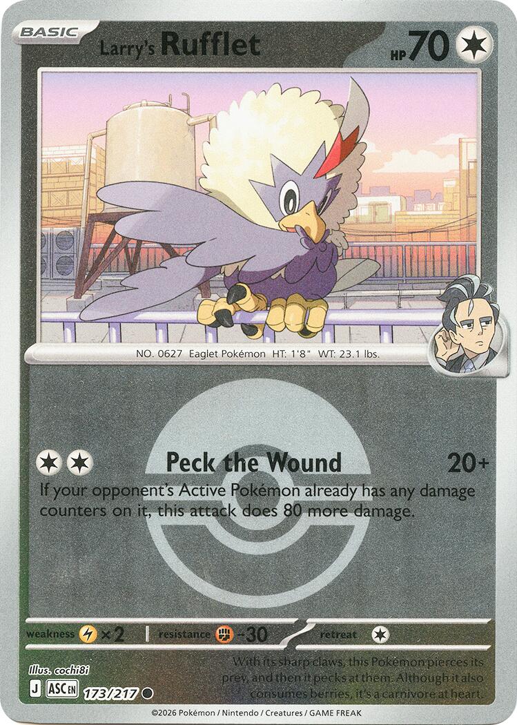 Larry's Rufflet (173/217) (Poke Ball) [Mega Evolution: Ascended Heroes] | Anubis Games and Hobby