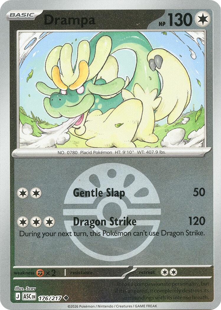Drampa (176/217) (Friend Ball) [Mega Evolution: Ascended Heroes] | Anubis Games and Hobby