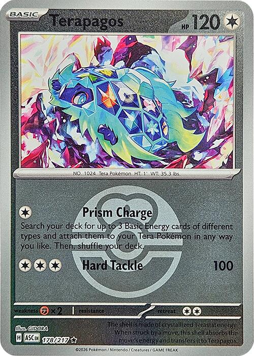 Terapagos (178/217) (Love Ball) [Mega Evolution: Ascended Heroes] | Anubis Games and Hobby