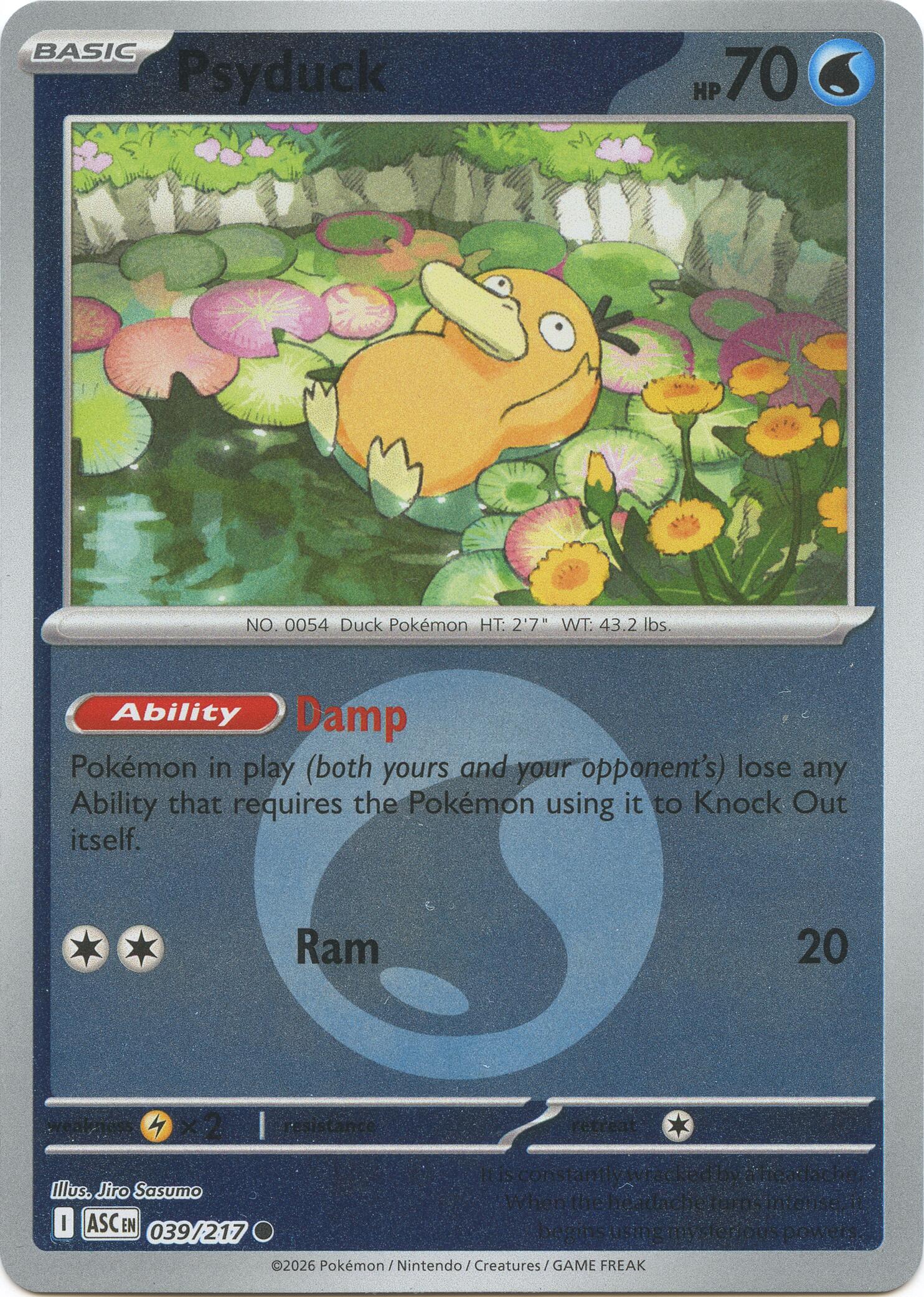 Psyduck (039/217) (Energy Symbol Pattern) [Mega Evolution: Ascended Heroes] | Anubis Games and Hobby