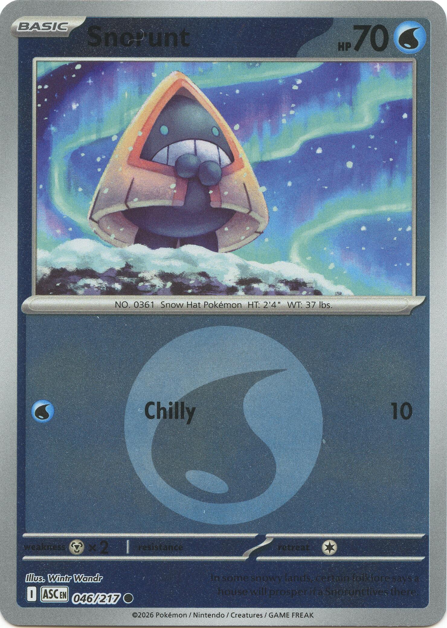 Snorunt (046/217) (Energy Symbol Pattern) [Mega Evolution: Ascended Heroes] | Anubis Games and Hobby