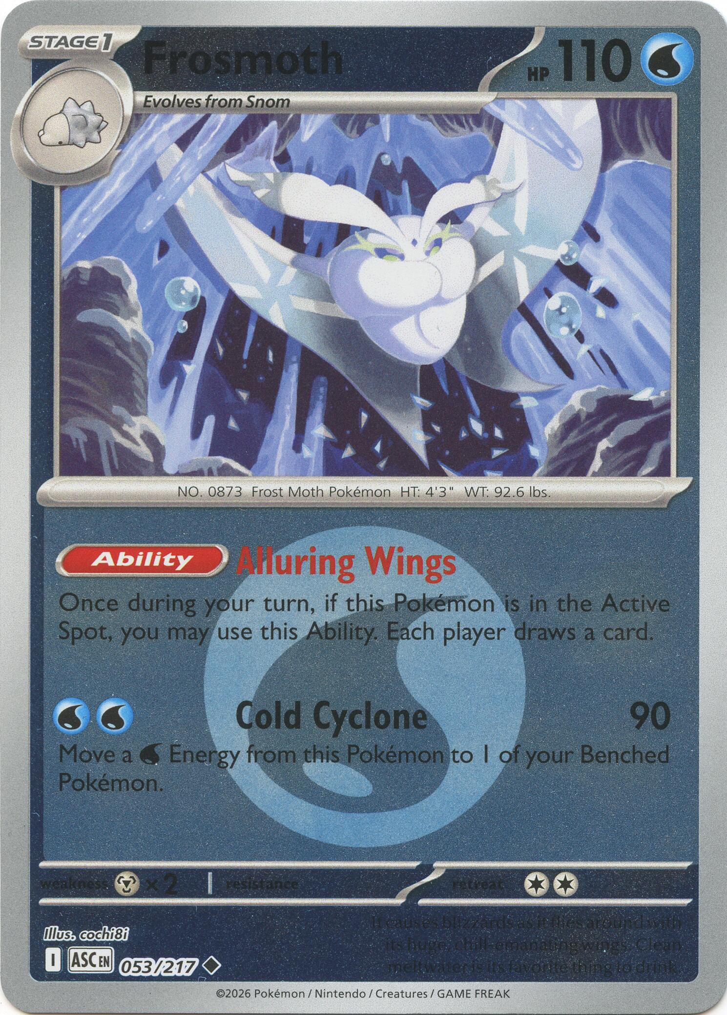 Frosmoth (053/217) (Energy Symbol Pattern) [Mega Evolution: Ascended Heroes] | Anubis Games and Hobby