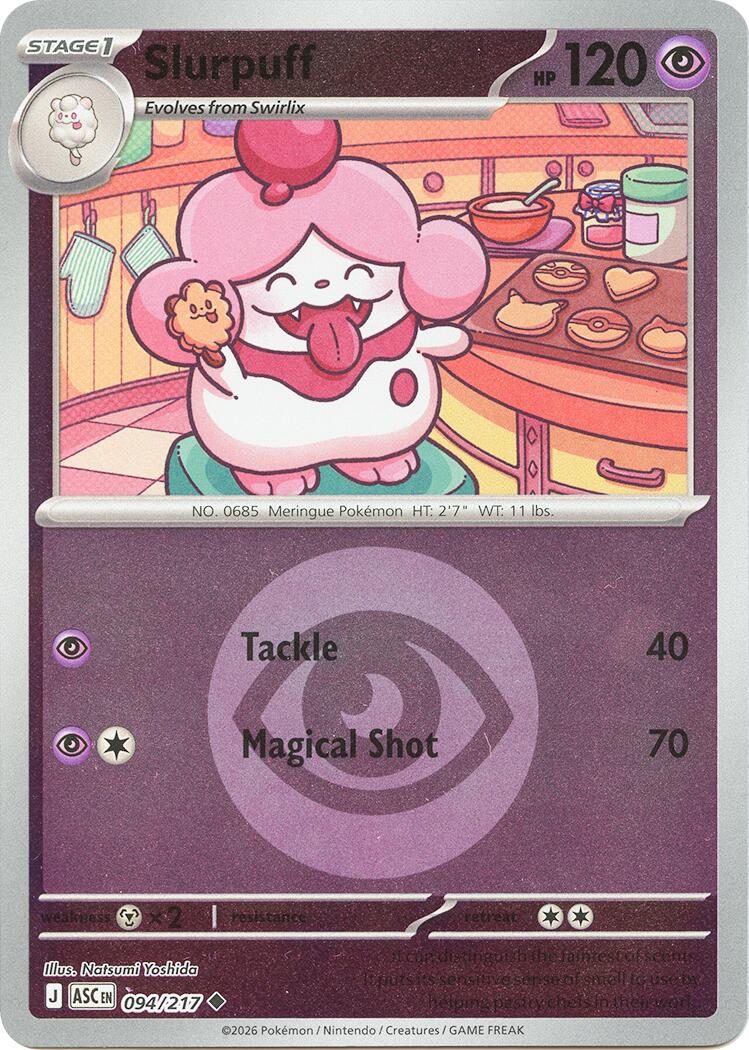 Slurpuff (094/217) (Energy Symbol Pattern) [Mega Evolution: Ascended Heroes] | Anubis Games and Hobby