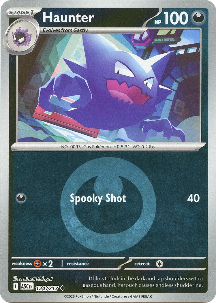 Haunter (124/217) (Energy Symbol Pattern) [Mega Evolution: Ascended Heroes] | Anubis Games and Hobby