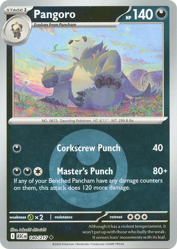 Pangoro (140/217) (Energy Symbol Pattern) [Mega Evolution: Ascended Heroes] | Anubis Games and Hobby