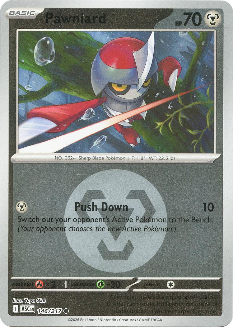 Pawniard (146/217) (Energy Symbol Pattern) [Mega Evolution: Ascended Heroes] | Anubis Games and Hobby