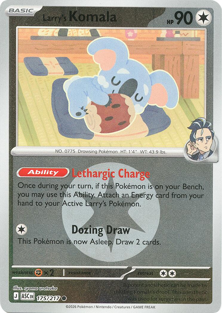Larry's Komala (175/217) (Energy Symbol Pattern) [Mega Evolution: Ascended Heroes] | Anubis Games and Hobby
