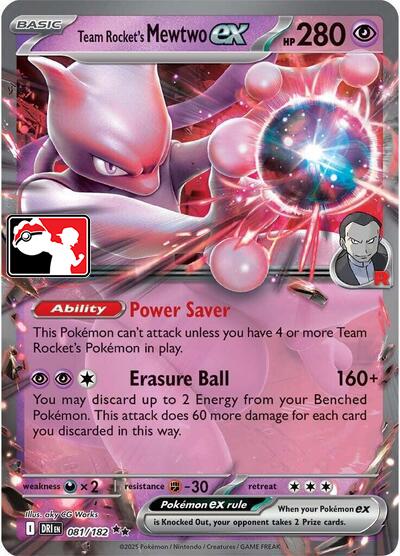 Team Rocket's Mewtwo ex (079/217) [Prize Pack Series Eight] | Anubis Games and Hobby
