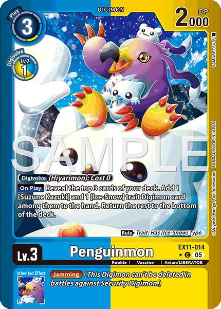 Penguinmon [EX11-014] (Limited Foil) [Dawn of Liberator] | Anubis Games and Hobby
