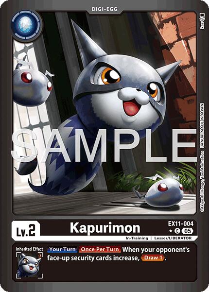 Kapurimon [EX11-004] (Limited Foil) [Dawn of Liberator] | Anubis Games and Hobby