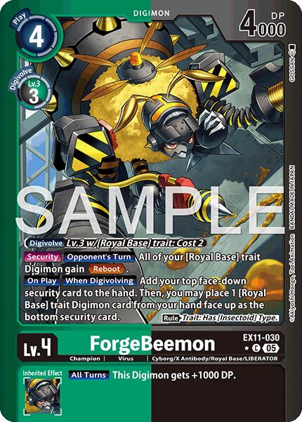 ForgeBeemon [EX11-030] (Limited Foil) [Dawn of Liberator] | Anubis Games and Hobby
