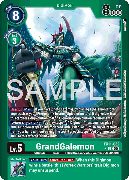 GrandGalemon [EX11-032] (Limited Foil) [Dawn of Liberator] | Anubis Games and Hobby