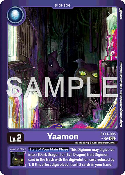 Yaamon [EX11-005] (Limited Foil) [Dawn of Liberator] | Anubis Games and Hobby
