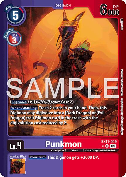 Punkmon [EX11-049] (Limited Foil) [Dawn of Liberator] | Anubis Games and Hobby