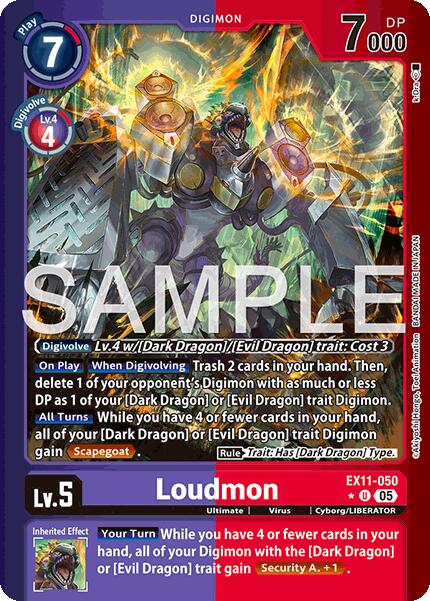 Loudmon [EX11-050] (Limited Foil) [Dawn of Liberator] | Anubis Games and Hobby