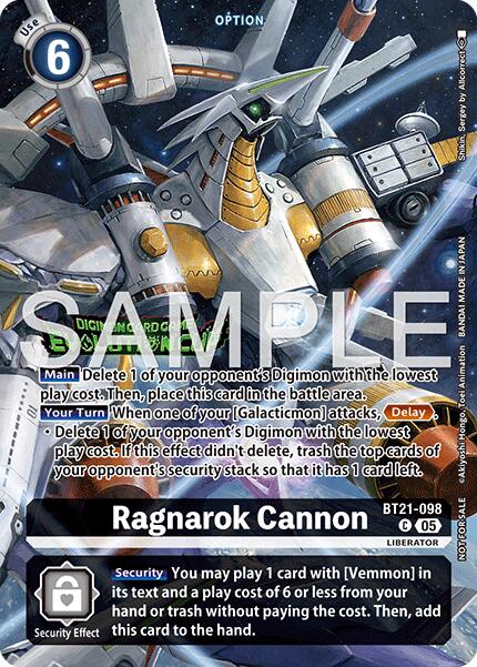Ragnarok Cannon [BT21-098] (Evolution Cup 2026 Vol. 1 Top 4) [World Convergence] | Anubis Games and Hobby