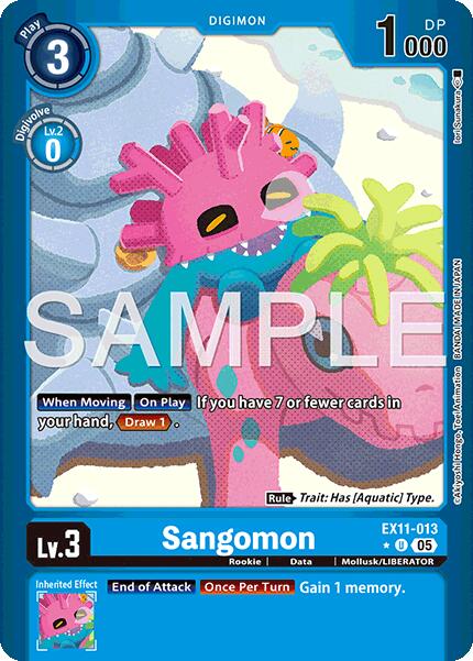 Sangomon [EX11-013] (Limited Foil) [Dawn of Liberator] | Anubis Games and Hobby