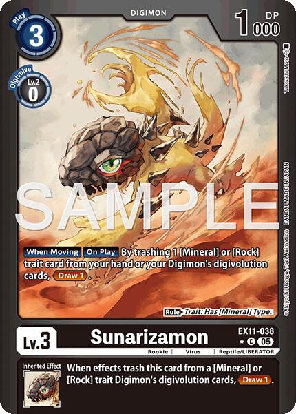 Sunarizamon [EX11-038] (Limited Foil) [Dawn of Liberator] | Anubis Games and Hobby