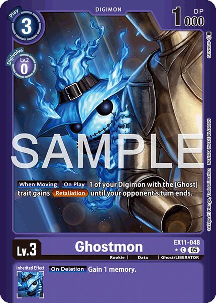 Ghostmon [EX11-048] (Limited Foil) [Dawn of Liberator] | Anubis Games and Hobby