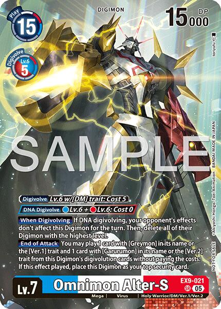 Omnimon Alter-S [EX9-021] (Event Pack 9) [Versus Monsters] | Anubis Games and Hobby