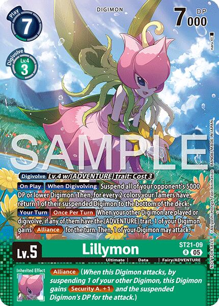 Lillymon [ST21-09] (Event Pack 9) [Starter Deck: Hero of Hope] | Anubis Games and Hobby