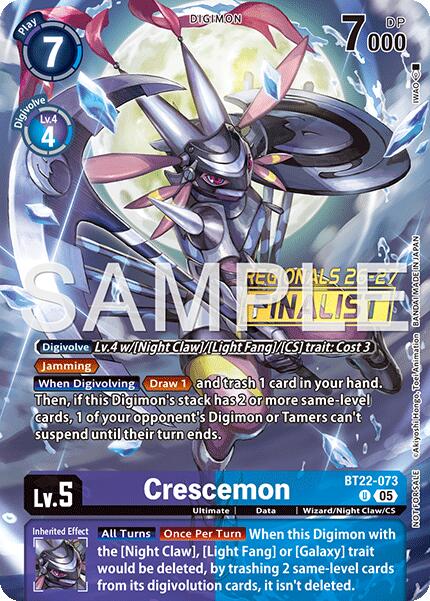 Crescemon [BT22-073] (Regionals 26-27 Season 1 Finalist) [Cyber Eden] | Anubis Games and Hobby