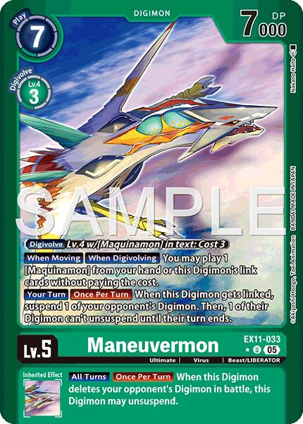 Maneuvermon [EX11-033] (Limited Foil) [Dawn of Liberator] | Anubis Games and Hobby
