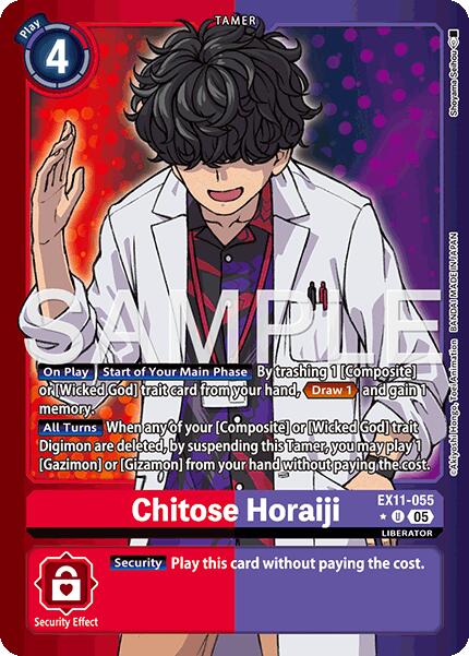 Chitose Horaiji [EX11-055] (Limited Foil) [Dawn of Liberator] | Anubis Games and Hobby