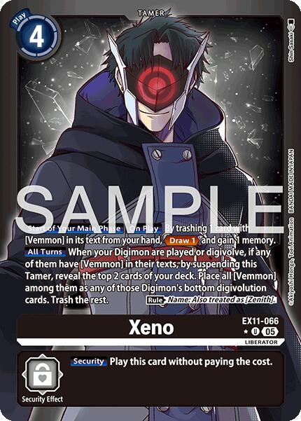 Xeno [EX11-066] (Limited Foil) [Dawn of Liberator] | Anubis Games and Hobby