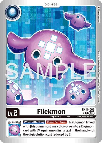 Flickmon [EX-11-006] (Limited Foil) [Dawn of Liberator] | Anubis Games and Hobby