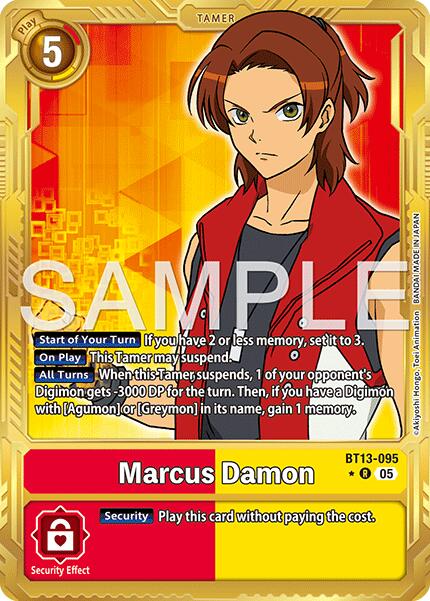 Marcus Damon [BT13-095] (Alternate Art) [Advanced Booster Digimon Generation] | Anubis Games and Hobby
