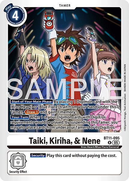 Taiki, Kiriha, & Nene [BT11-095] [Advanced Booster Digimon Generation] | Anubis Games and Hobby