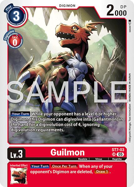 Guilmon [ST7-03] - ST7-03 [Advanced Booster Digimon Generation] | Anubis Games and Hobby