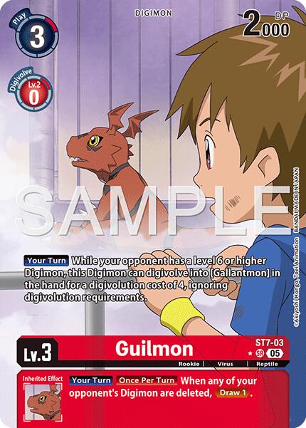 Guilmon [ST7-03] - ST7-03 (Alternate Art) [Advanced Booster Digimon Generation] | Anubis Games and Hobby