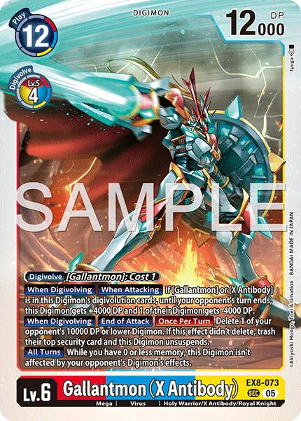 Gallantmon [EX8-073] (X Antibody) [Advanced Booster Digimon Generation] | Anubis Games and Hobby