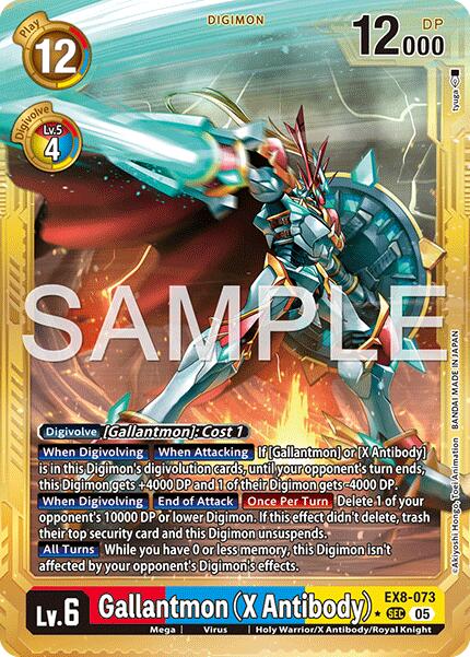 Gallantmon [EX8-073] (X Antibody) (Alternate Art) [Advanced Booster Digimon Generation] | Anubis Games and Hobby