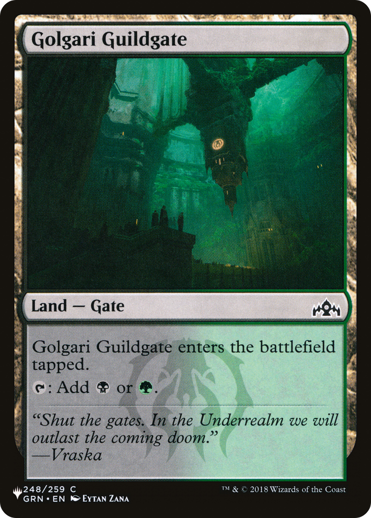 Golgari Guildgate [The List] | Anubis Games and Hobby