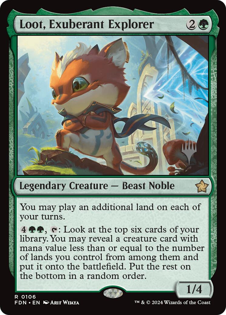 Loot, Exuberant Explorer [Lorwyn Eclipsed Promos] | Anubis Games and Hobby
