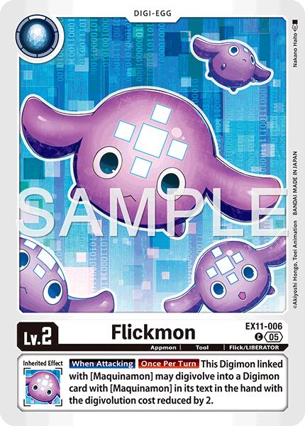 Flickmon [EX-11-006] [Dawn of Liberator] | Anubis Games and Hobby