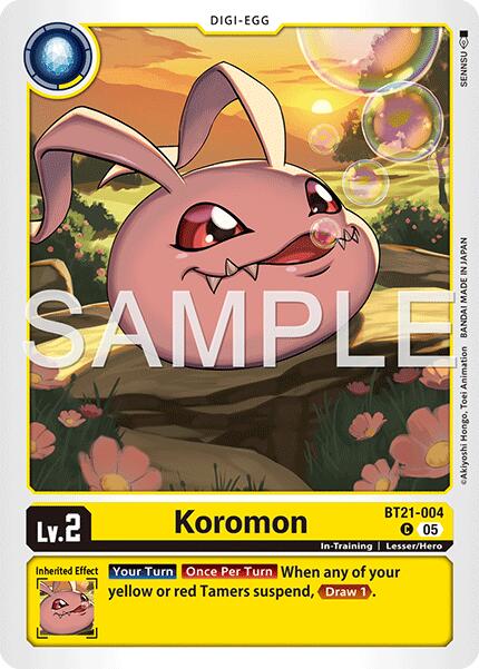 Koromon [BT21-004] [Advanced Booster Digimon Generation] | Anubis Games and Hobby