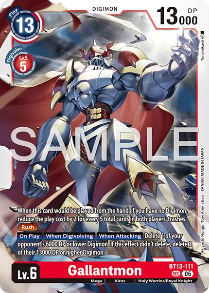 Gallantmon [BT13-111] [Advanced Booster Digimon Generation] | Anubis Games and Hobby