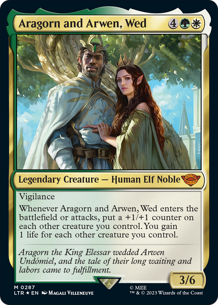 Aragorn and Arwen, Wed [The Lord of the Rings: Tales of Middle-Earth] | Anubis Games and Hobby